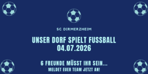 Mehr über den Artikel erfahren Unser Dorf spielt Fußball 2026 – Jetzt anmelden!